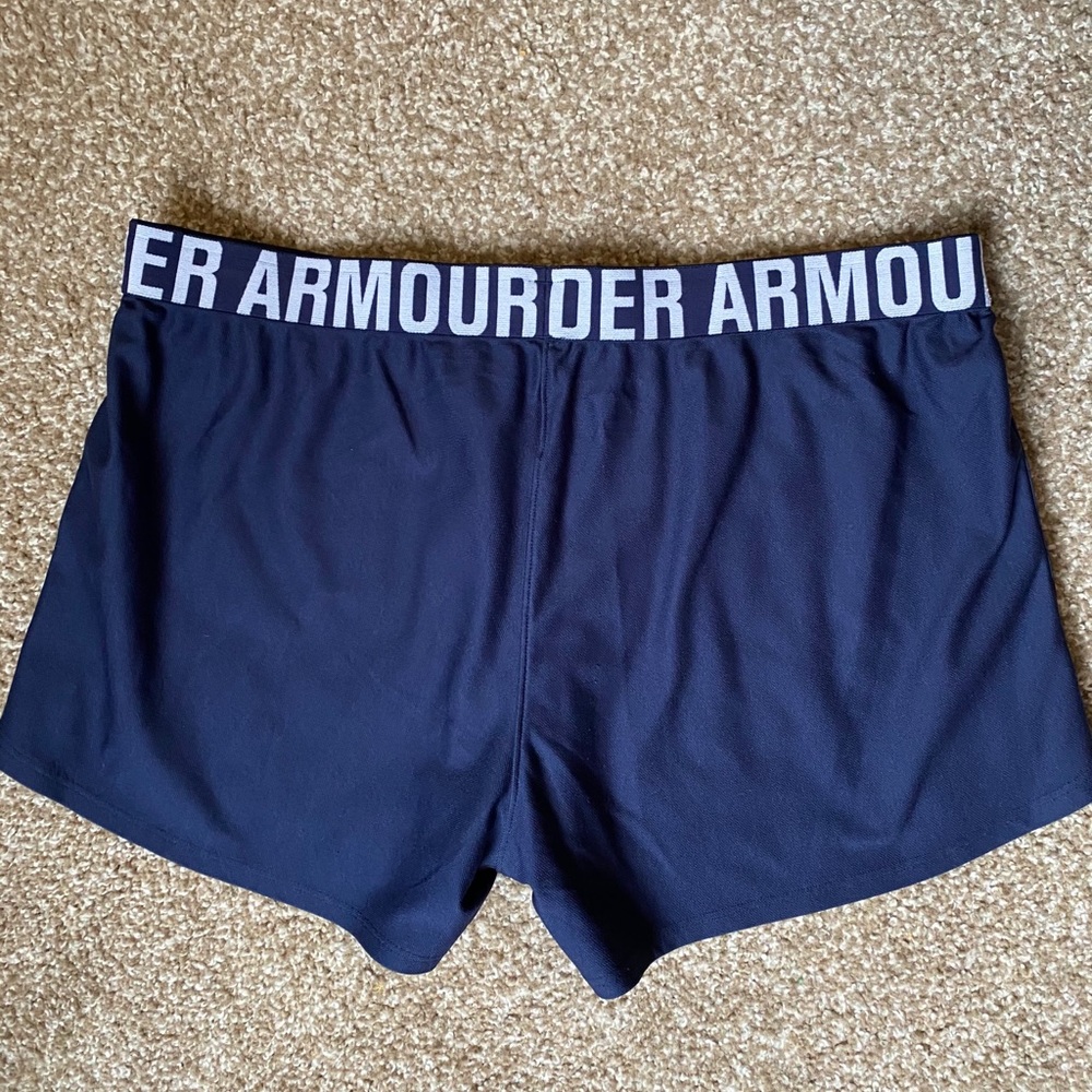 Navy Under Armor Shorts - Picture 2 of 4